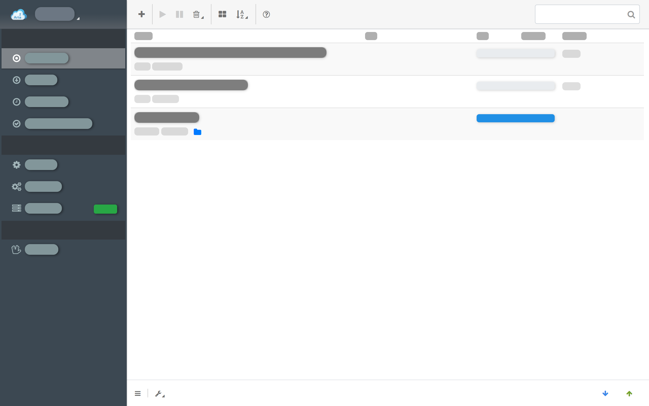 Aria2 Explorer UI